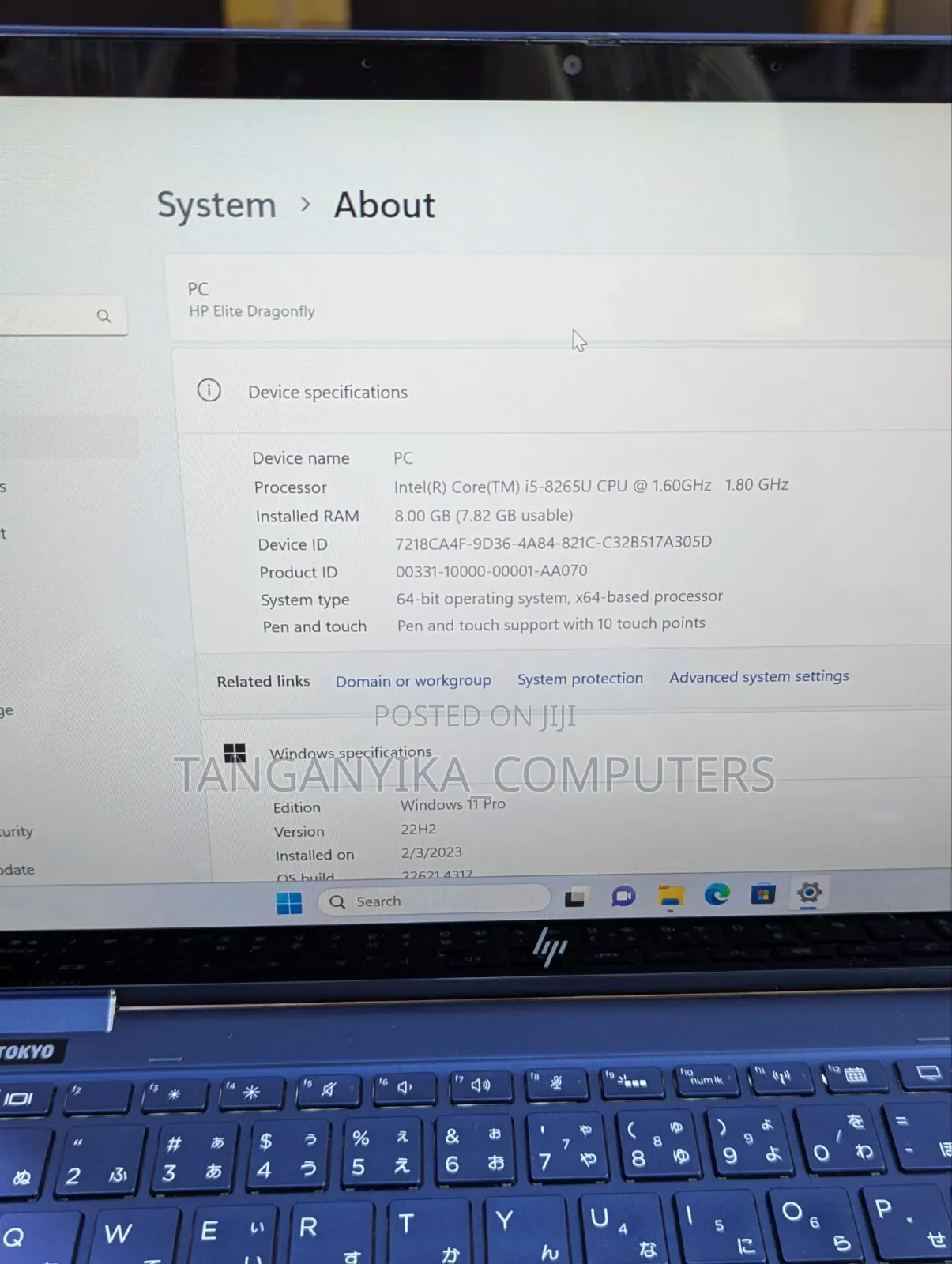 Laptop HP Dragonfly G1 8GB Intel Core i5 SSD 256GB