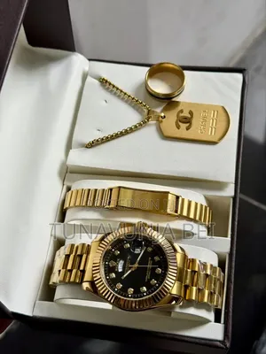 Full Set Watch +Bracelet + Ring + Necklace