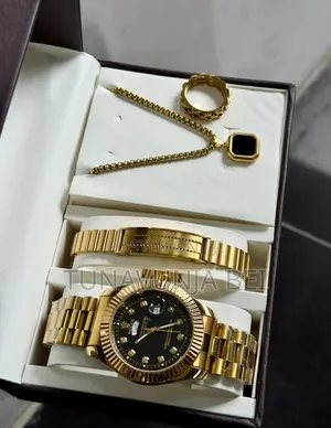 Full Set Watch +Bracelet + Ring + Necklace
