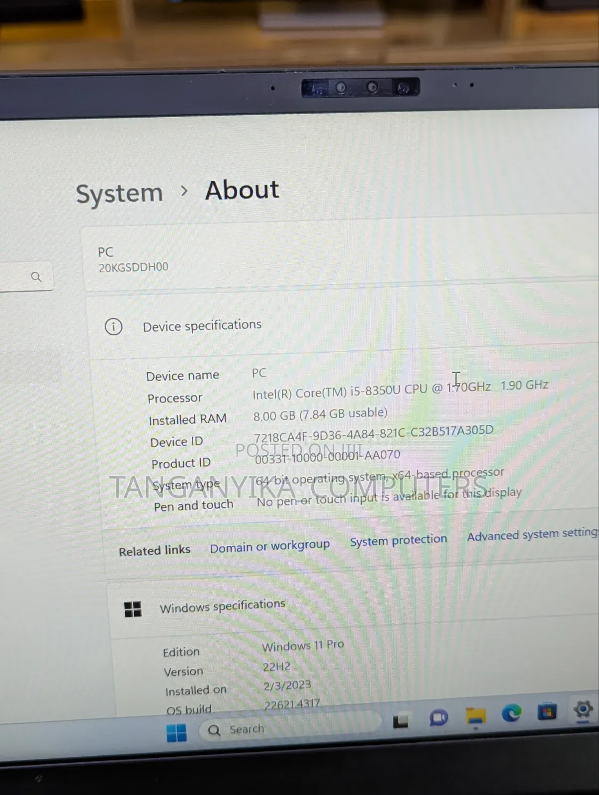 Laptop Lenovo ThinkPad X1 Carbon 8GB Intel Core i5 SSD 256GB