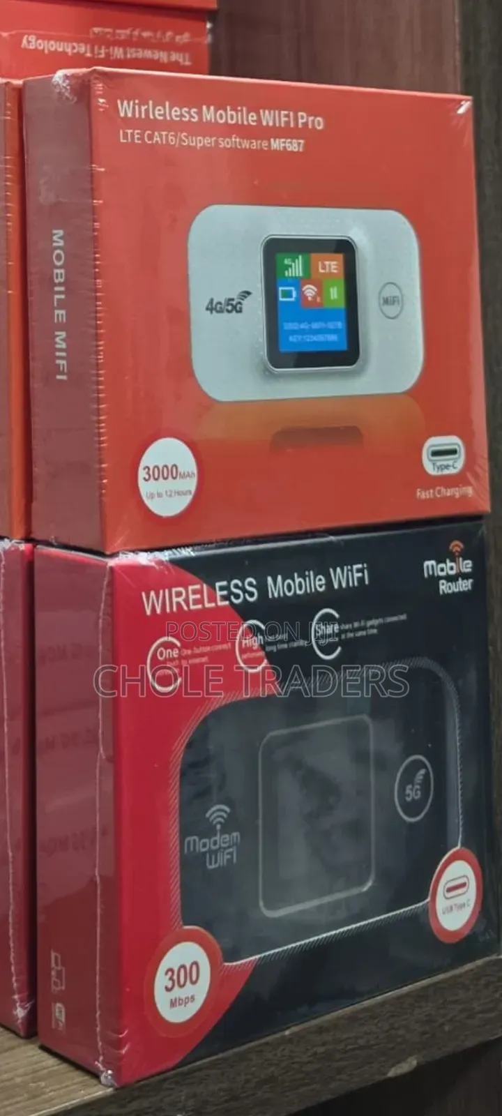 4g/5g 300Mbps Wireless Mobile Wifi (MIFI Restocked )