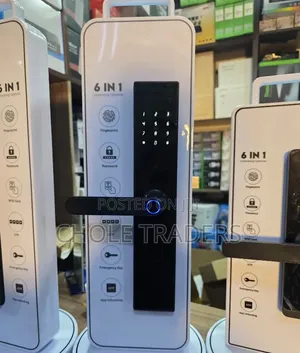 Smart Biometric Door Lock Display With Handle