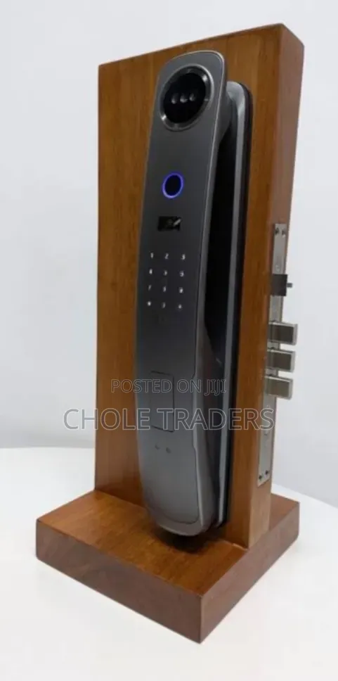 6-in-1 Intelligent Smart Biometric Door Lock Display Without Handle