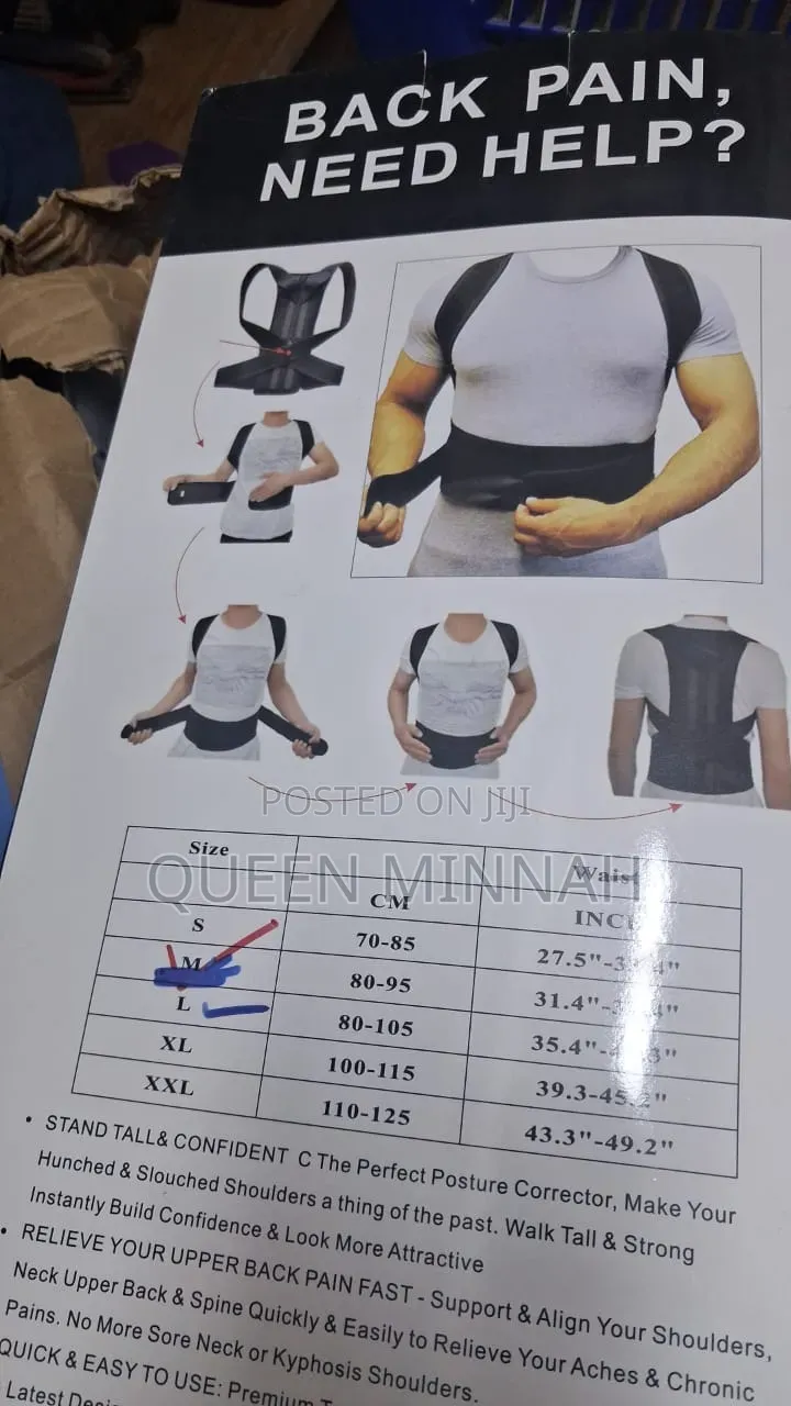 Posture Corrector and Back Support Brace