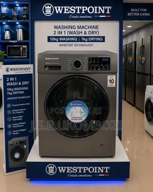 West Point Wash and Dryer Automatic 10kg/7kg