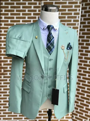 2 Colours Suits or Suti for Men's Leather Top Quality