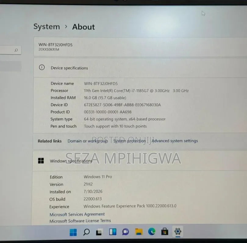 Laptop Lenovo ThinkPad X1 Carbon 16GB Intel Core i7 SSD 256GB