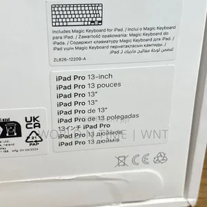 Apple Magic Keyboard
iPad Pro M4/M5 13” Black / White