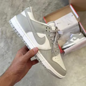 White Nike Dunk Low Sneakers