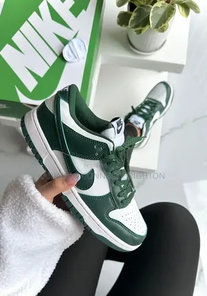 White Nike Dunk Low Sneakers