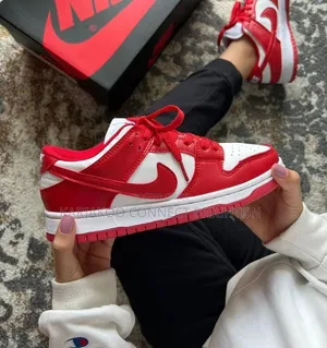 White Nike Dunk Low Sneakers