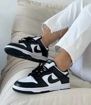 White Nike Dunk Low Sneakers