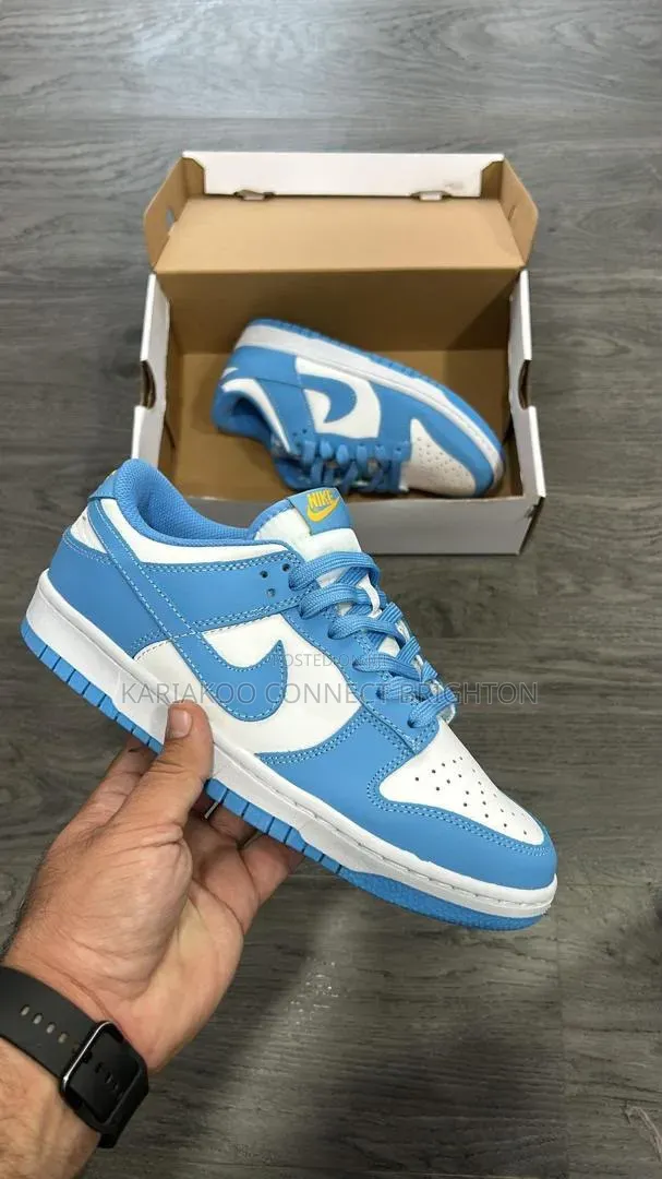 White Nike Dunk Low Sneakers