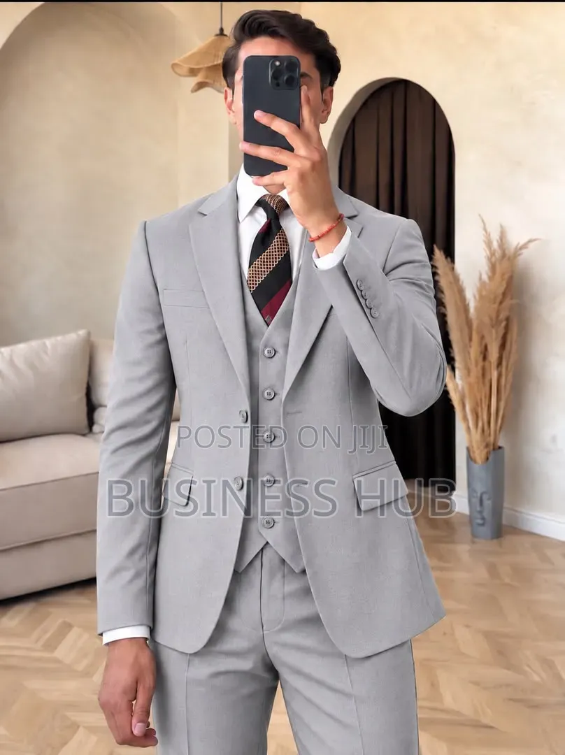 Brand Gray Suit Fashion
