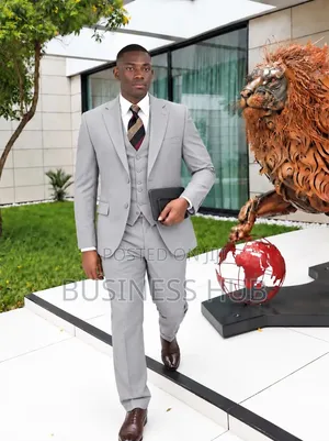 Brand Gray Suit Fashion