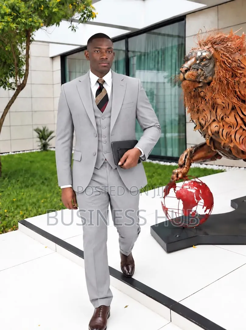 Brand Gray Suit Fashion