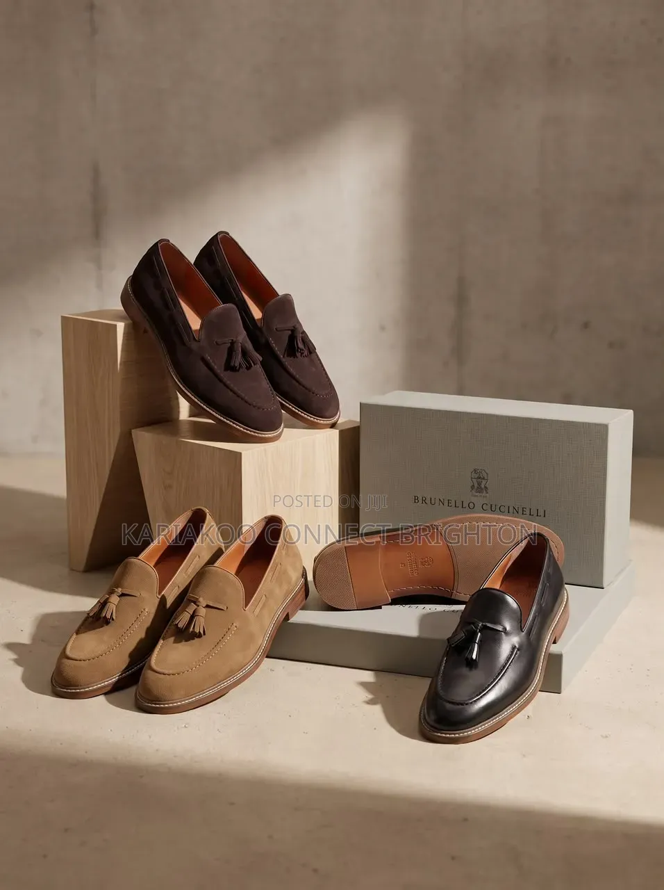 Brunello Cucinelli Multi-Color Tassel Loafers