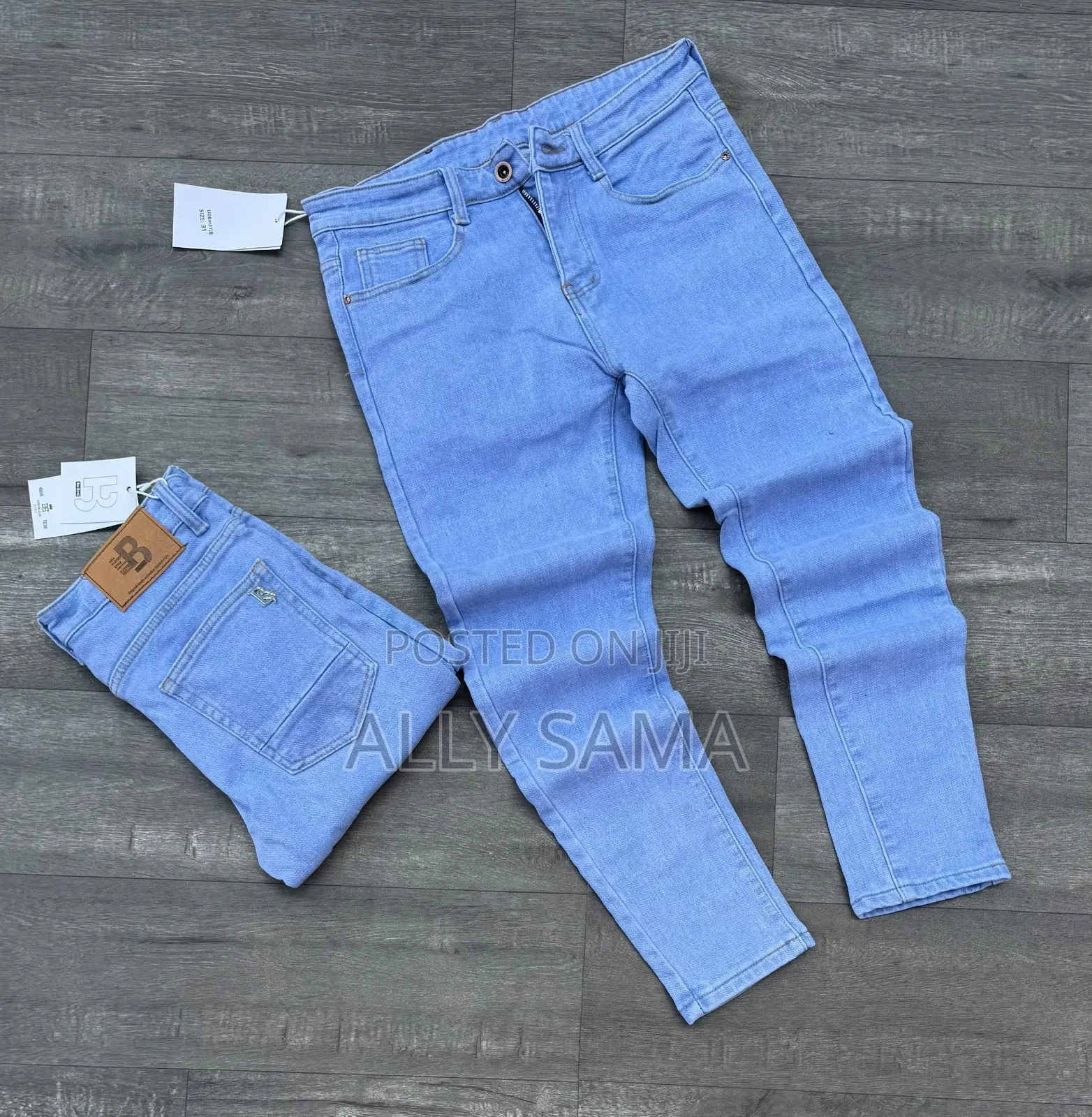 Men's Jeans Plain Slimfit