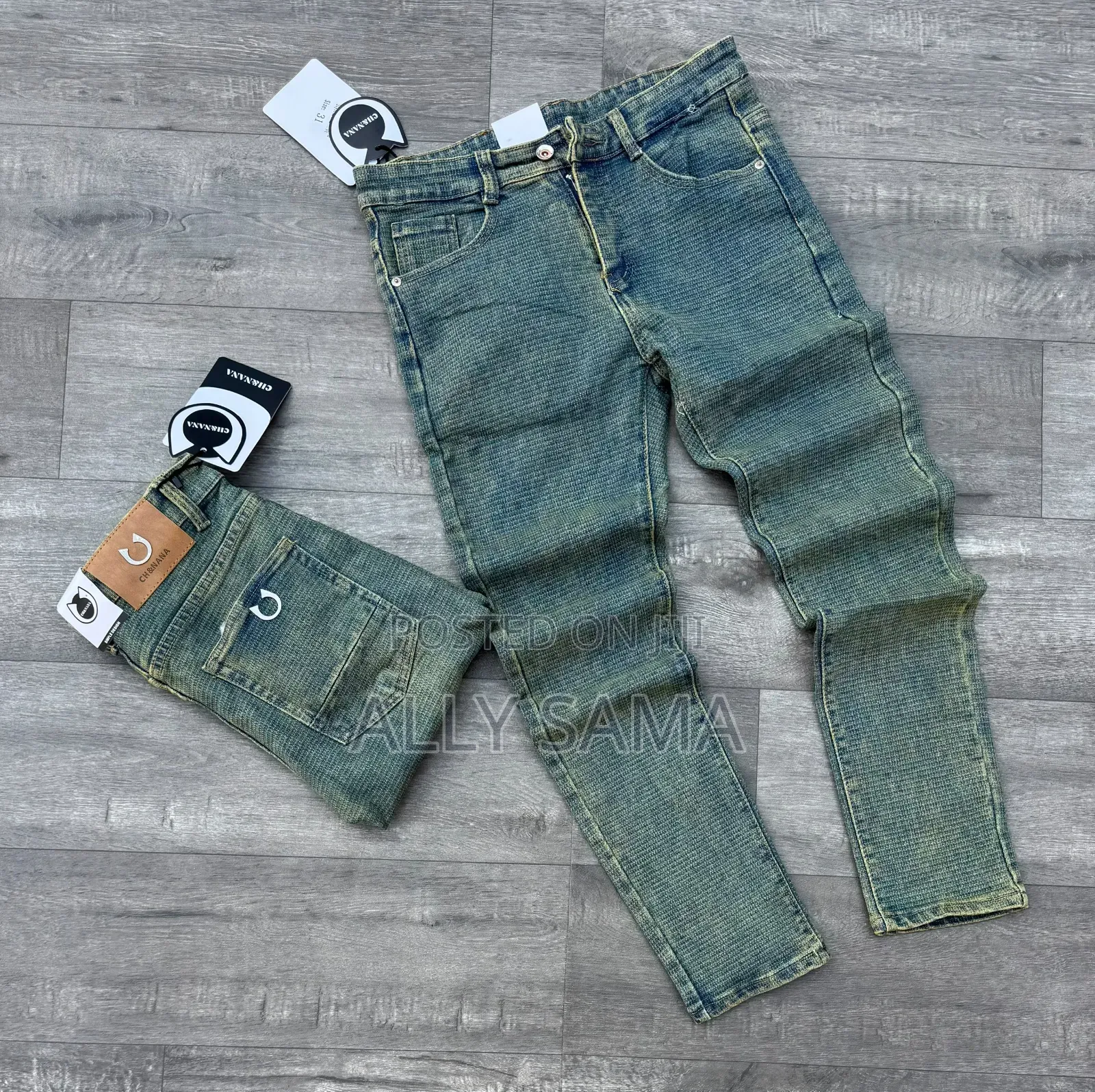 Men's Jeans Plain Slimfit