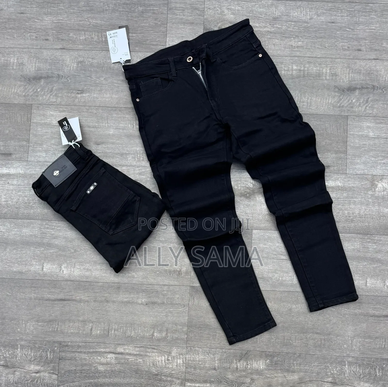 Men's Jeans Plain Slimfit