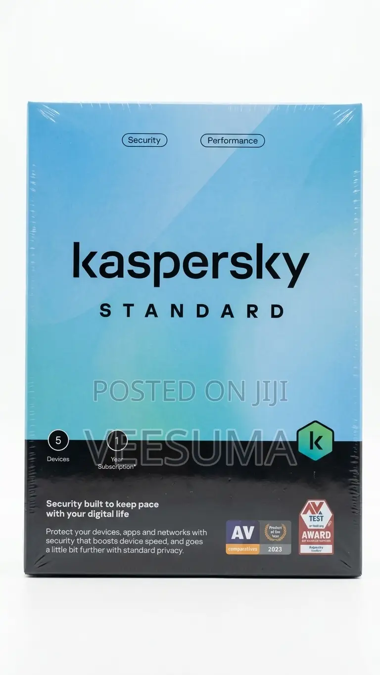 Original Kaspersky Standard Antivirus - 5 Devices / 1 Year License