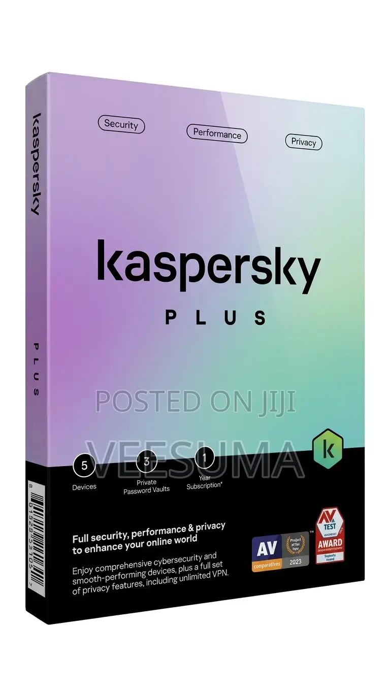 Kaspersky Plus Internet Security Antivirus (5 Devices / 1 Year)