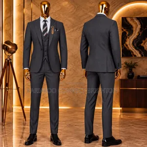 Charcoal Grey 3-PC Combo Suit