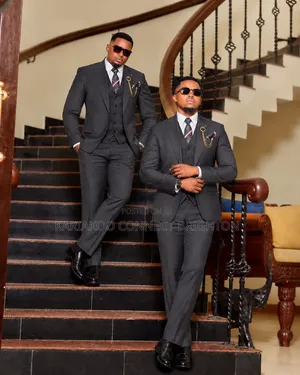 Charcoal Grey 3-PC Combo Suit