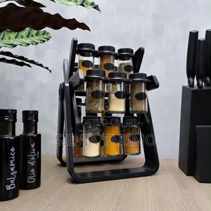 *#18-Pieces Rotating Spice Rack*