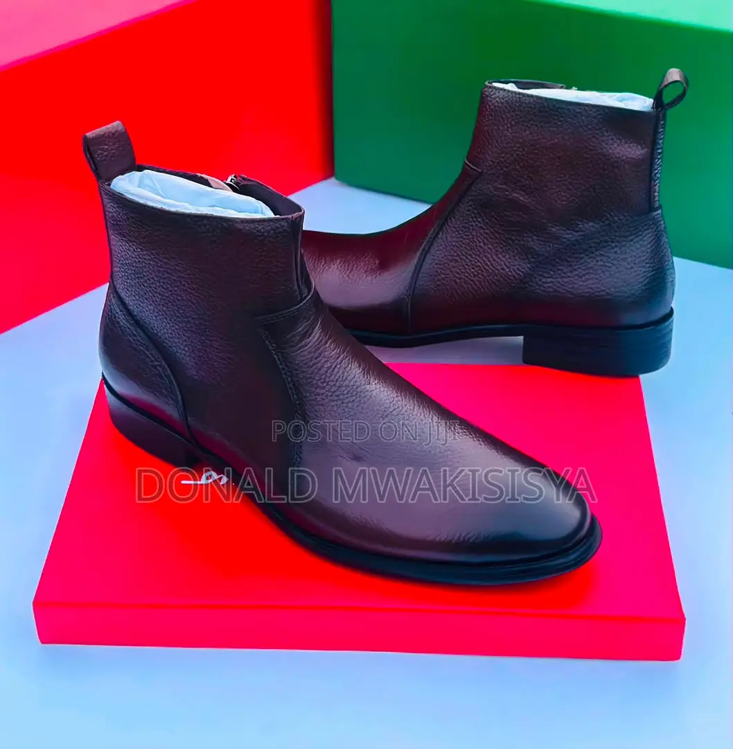 Premium Leather Chelsea Boots