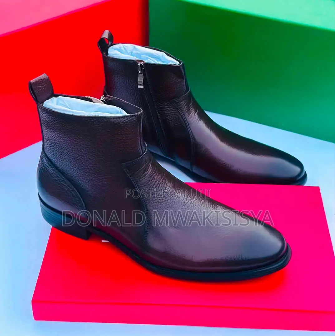 Premium Leather Chelsea Boots