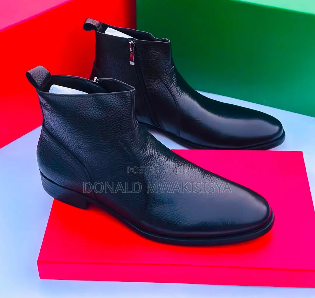 Premium Leather Chelsea Boots