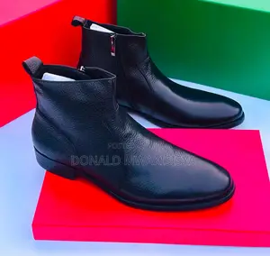 Premium Leather Chelsea Boots