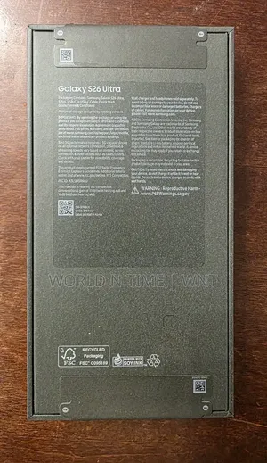 New Samsung Galaxy S26 Ultra 5G 1 TB Black