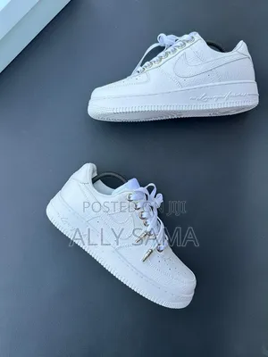 Men's Sneakers Nike Airforce White Material Leather
