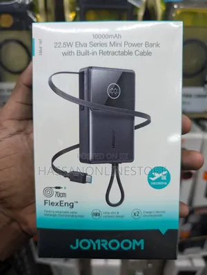 Joyroom JR-PR1 10000mAh Powerbank With Built in Retractable USB-C