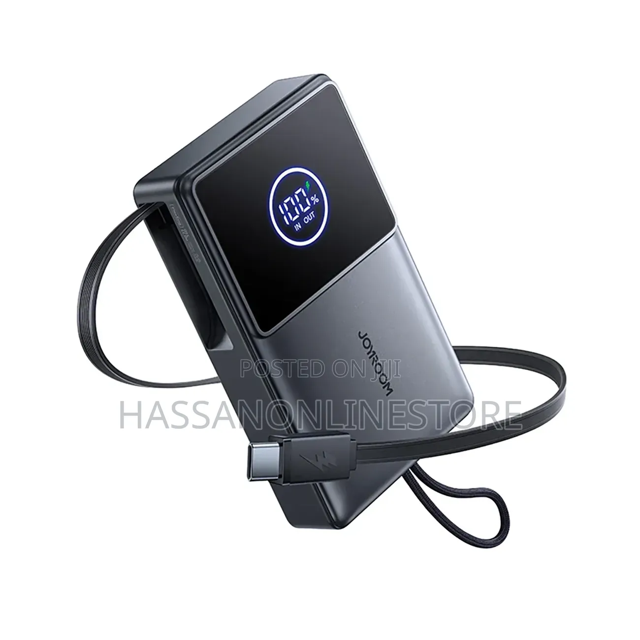 Joyroom JR-PR1 10000mAh Powerbank With Built in Retractable USB-C