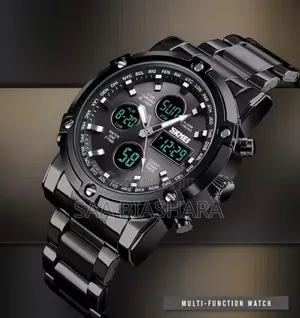 New Skmei 1389 Analog and Digital Watch Waterproof Black