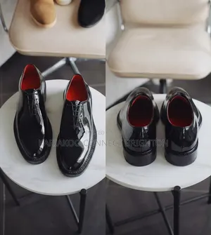 Black Patent Oxford Shoes