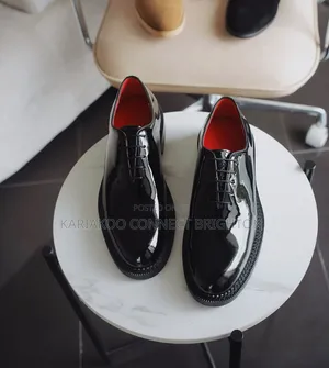 Black Patent Oxford Shoes