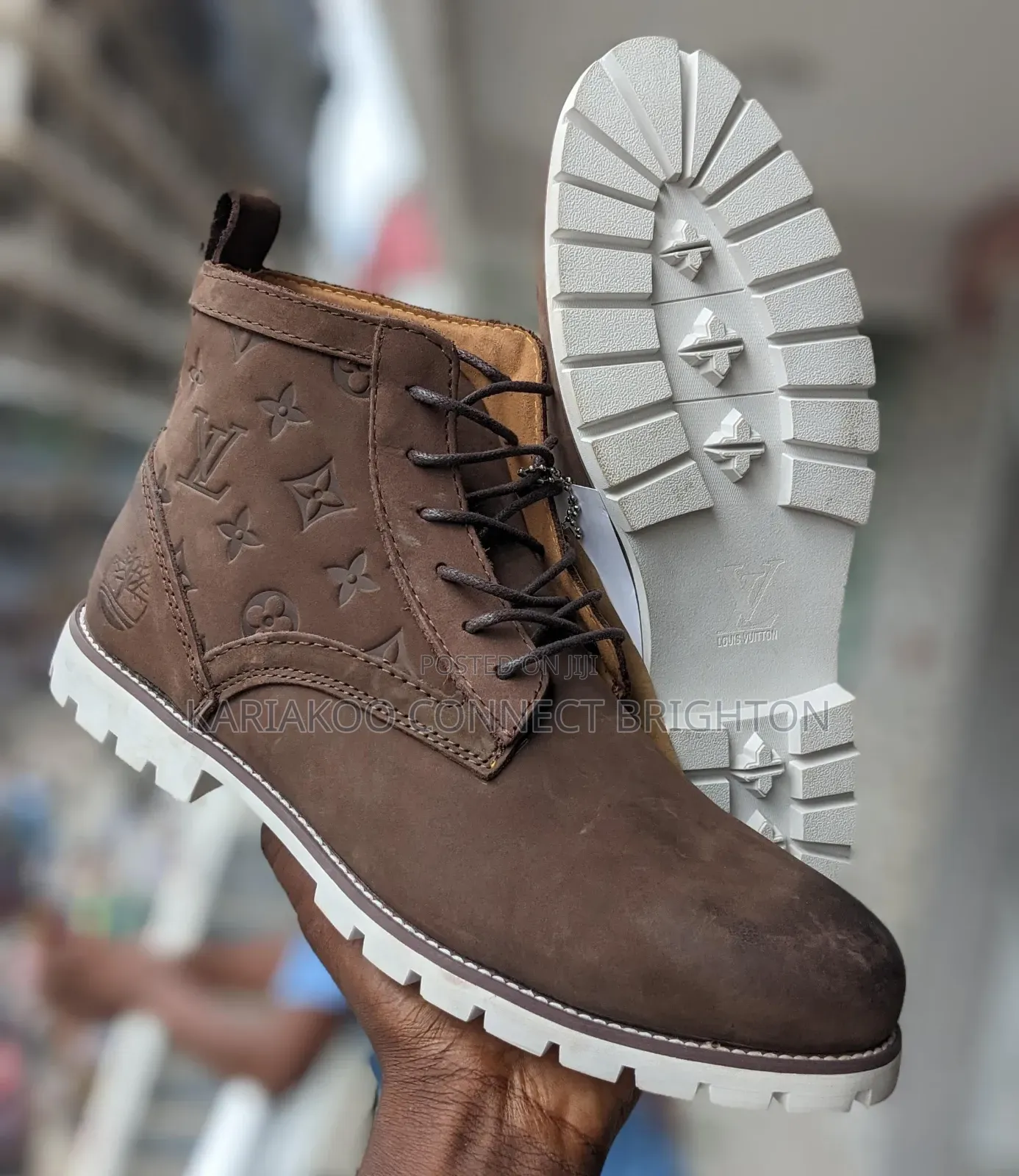 Brown Monogram Boots