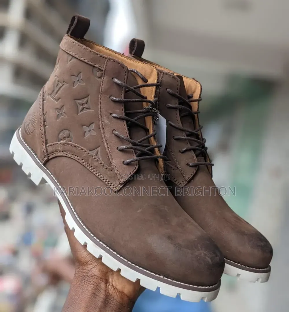 Brown Monogram Boots
