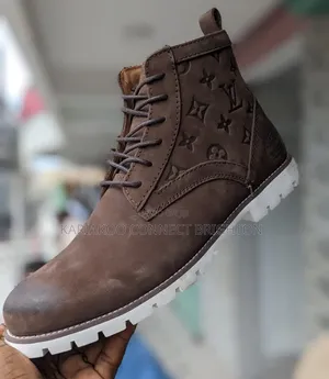 Brown Monogram Boots