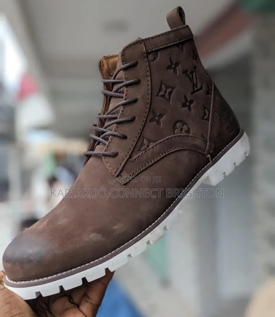 Brown Monogram Boots