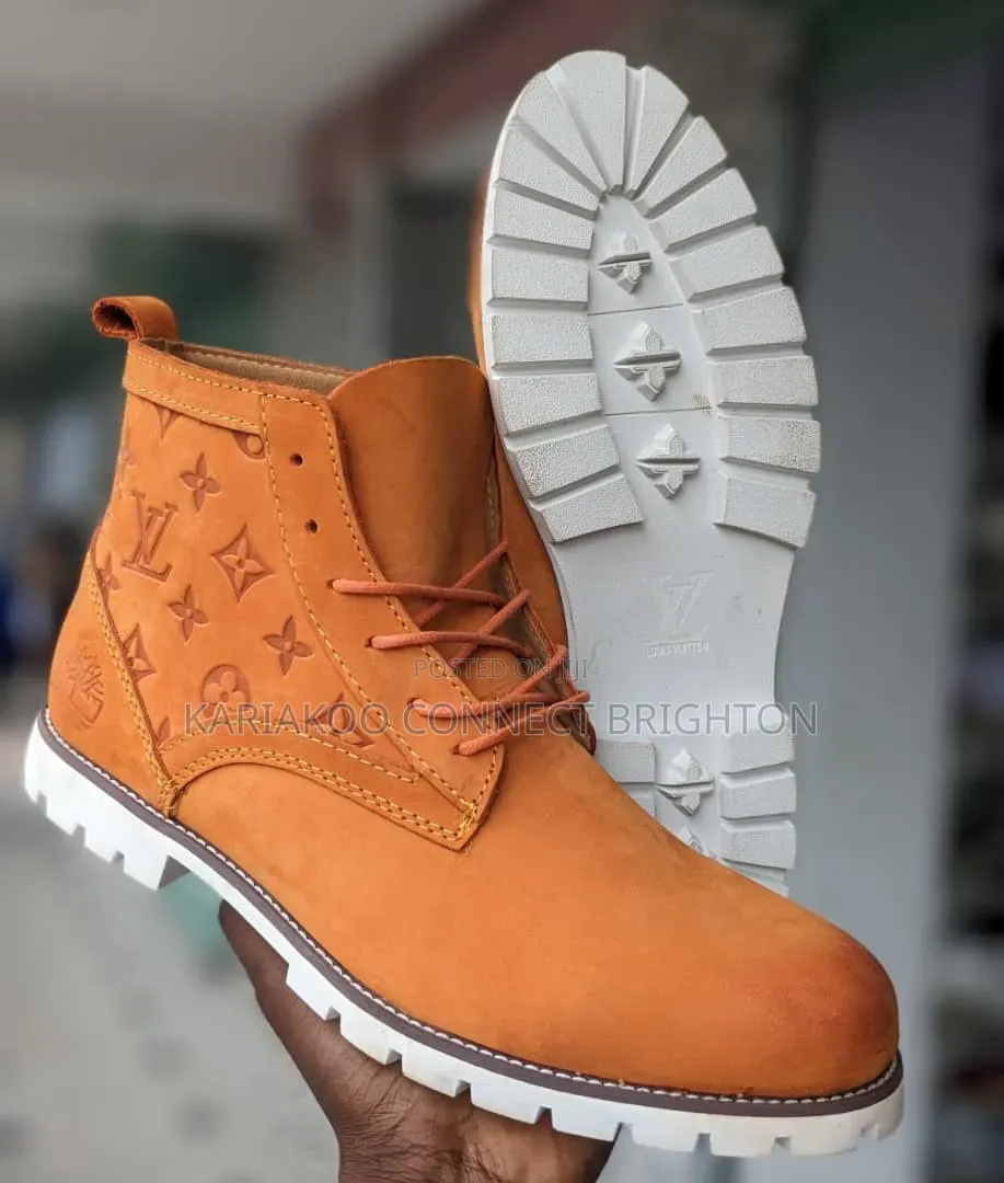 Brown Monogram Boots