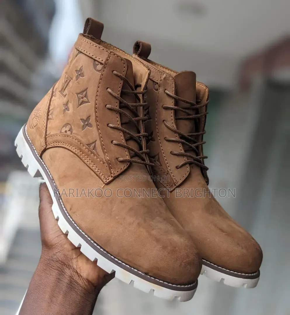 Brown Monogram Boots