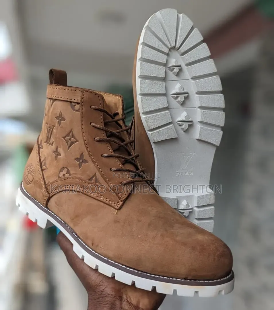 Brown Monogram Boots