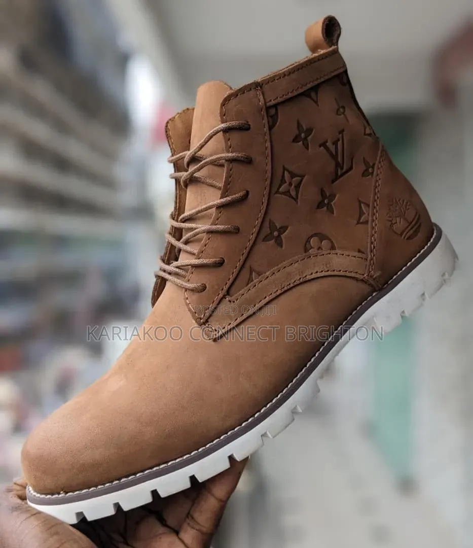 Brown Monogram Boots