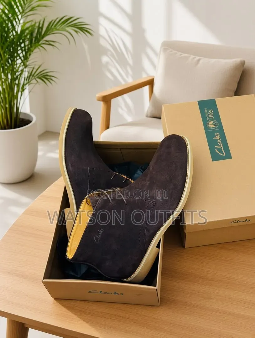 Men's Leather Shoes 6 Colours BRAND NEW BOOTS CLARKS MATERIALS