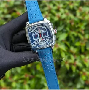 Monaco Tag Heur Classic Watch Water Resistant Blue